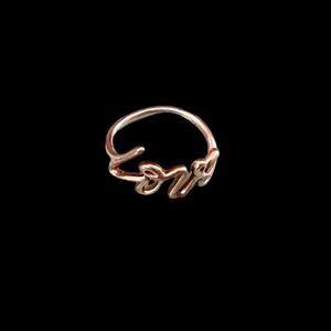 Tiffany’s Paloma Picasso Graffiti Love Ring 925 Silver